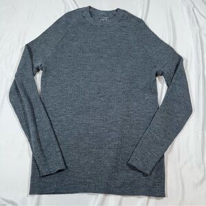 Raffi‎ Men’s Size L Raglan Wool-Blend Crewneck Sweater Ribbed
